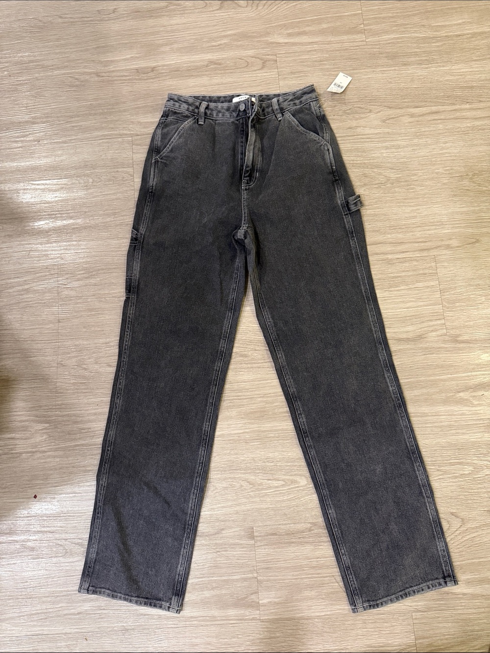 PacSun Washed Black Relaxed Carpenter Jeans